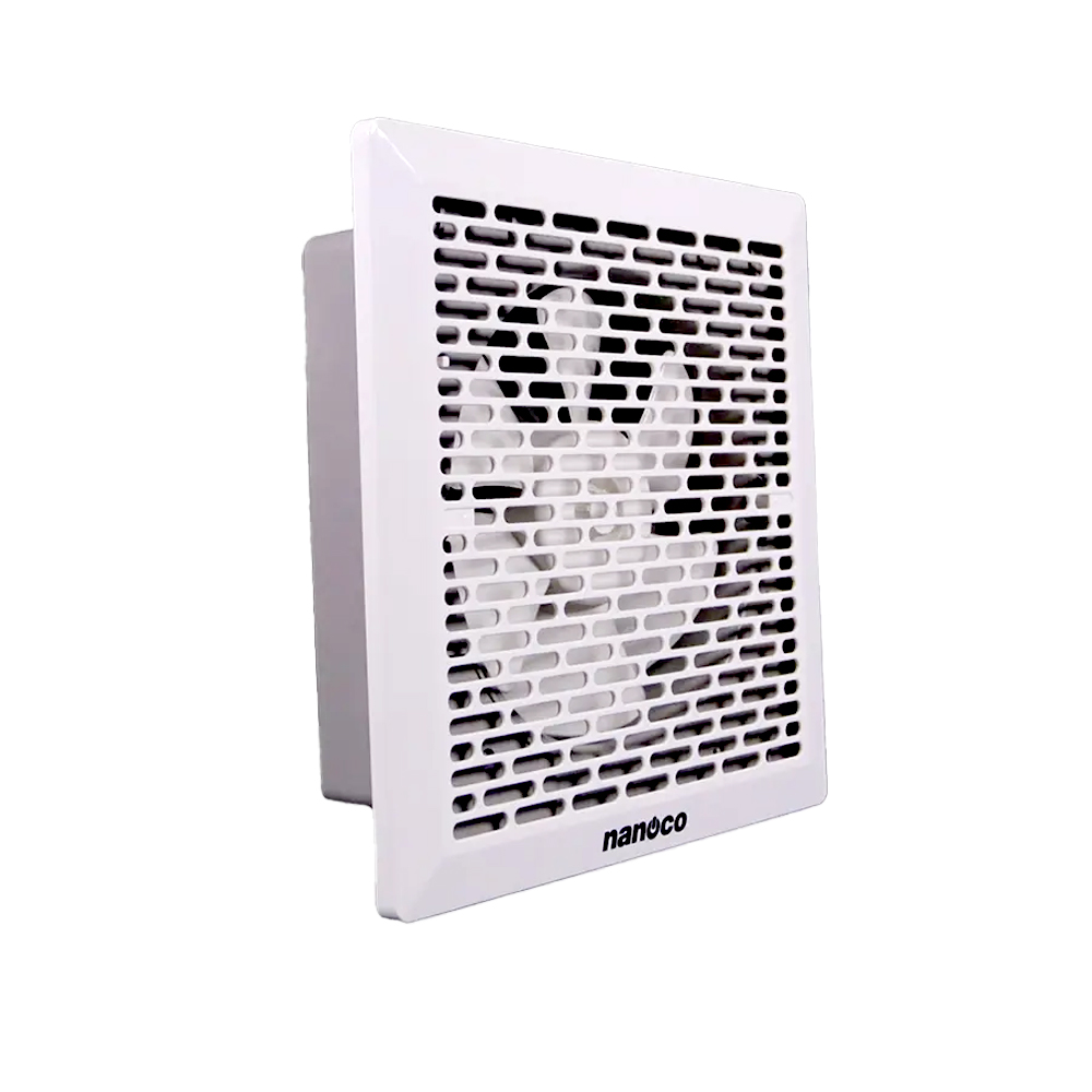Quạt thông gió Nanoco NMV2023 siêu mỏng, 20W Ø200x200mm