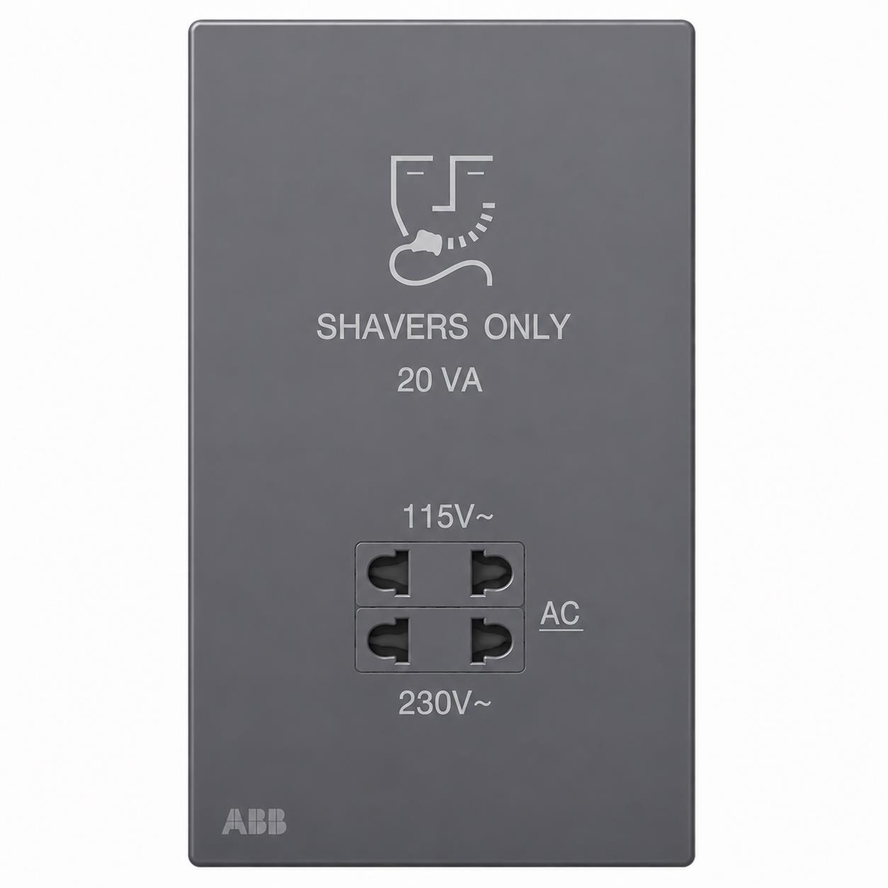Bộ ổ cắm ABB dao cạo râu - 4TYH503210P0...
