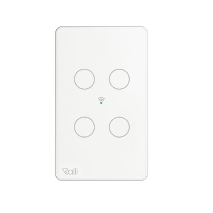 Công tắc cảm ứng Rạng Đông CTCU.WF CN.04T.2W.SP MN 4 nút bấm