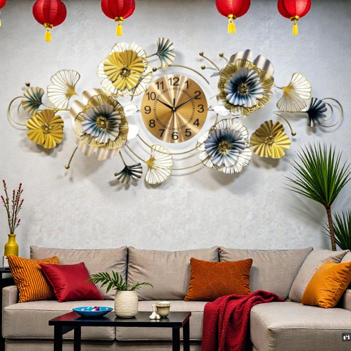 Đồng hồ trang trí Ø250*L1200*H520