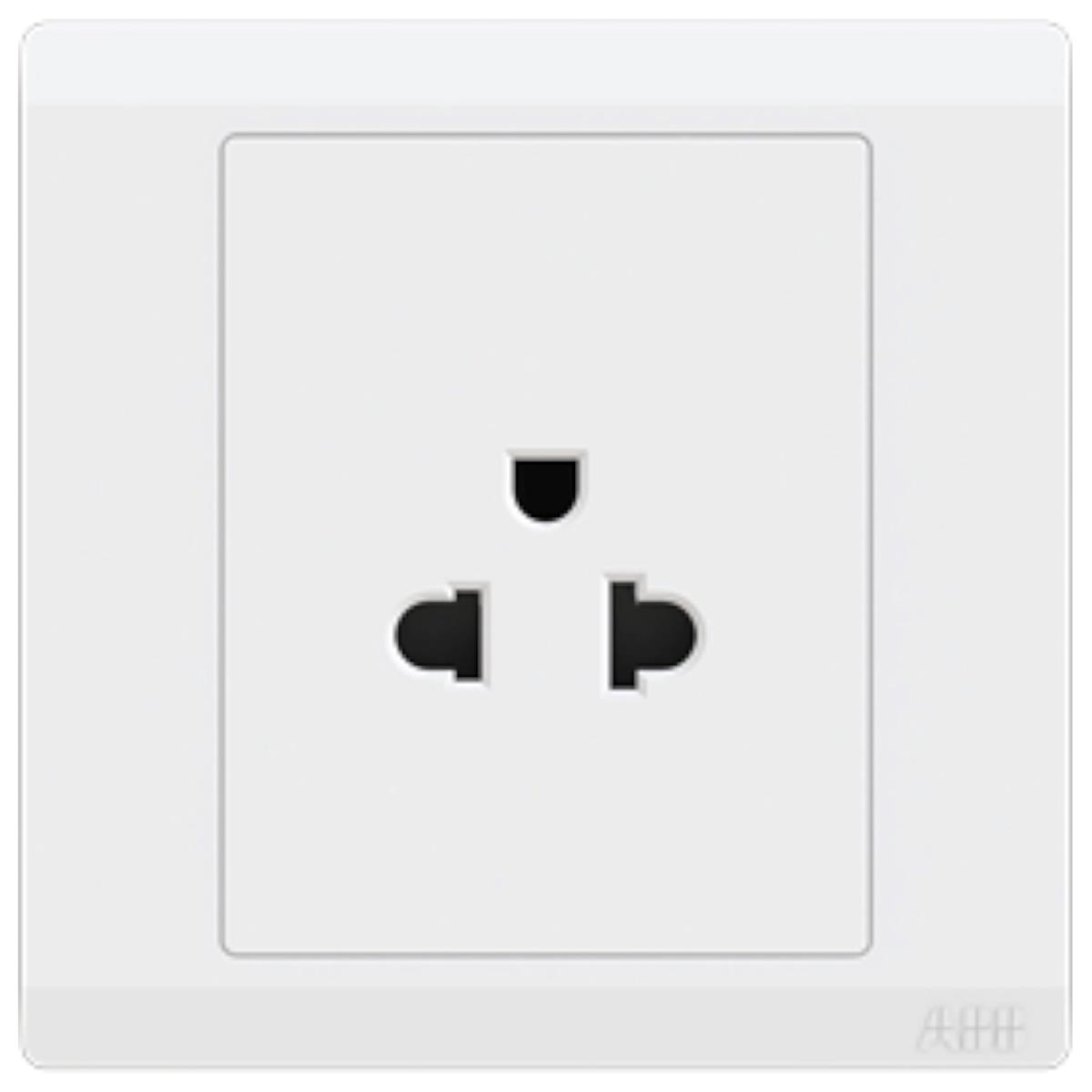 Bộ ổ cắm đơn ABB Inora BL244 3 chấu 16A