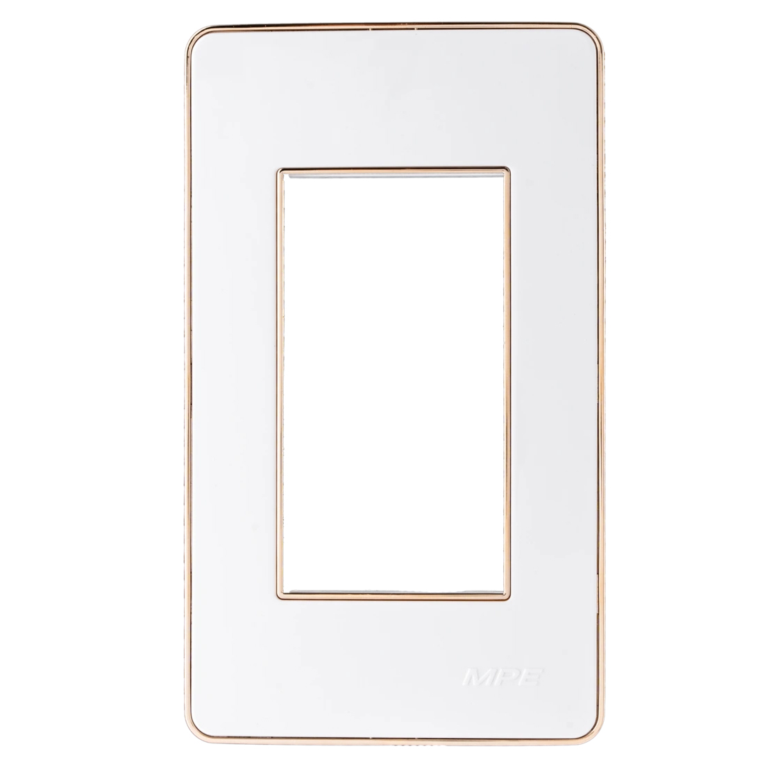 Mặt dùng cho 3 thiết bị MPE viền vàng