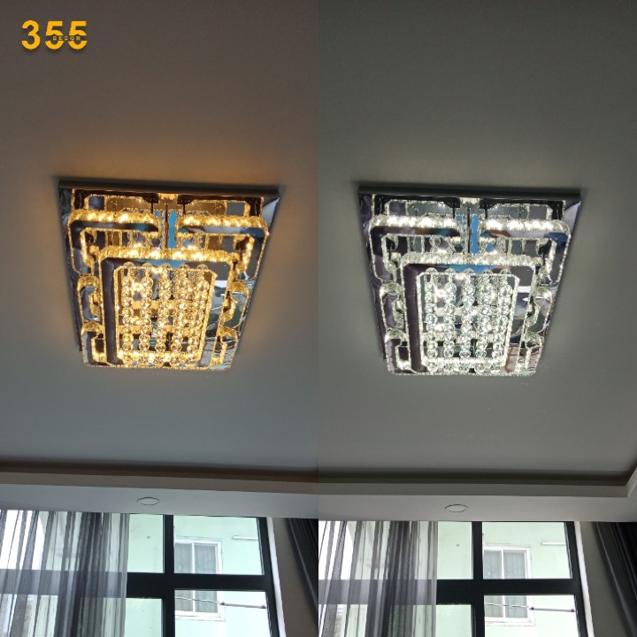 Đèn ốp trần pha lê OTPL40404