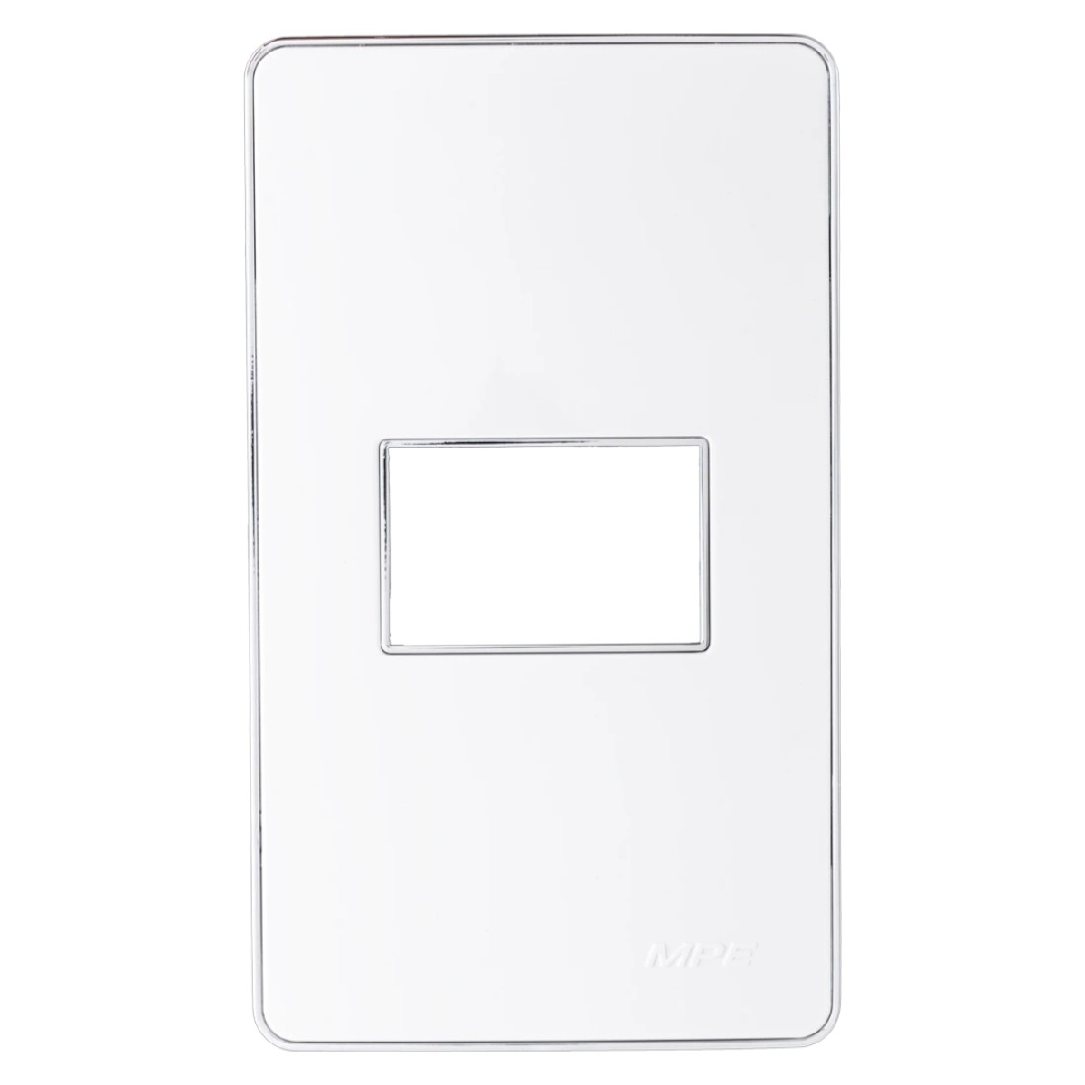 Mặt dùng cho 1 thiết bị MPE viền bạc