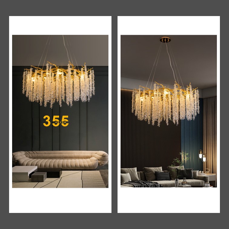 Đèn thả Pha Lê 355 DECOR TPL912