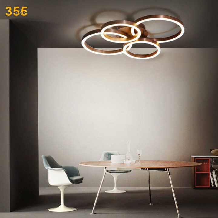 Đèn ốp trần mica OT1099-4 NÂU