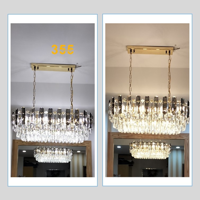 Đèn thả pha lê TPL88207N800