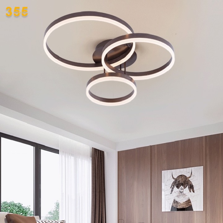 Đèn ốp trần mica OT1099-3 NÂU