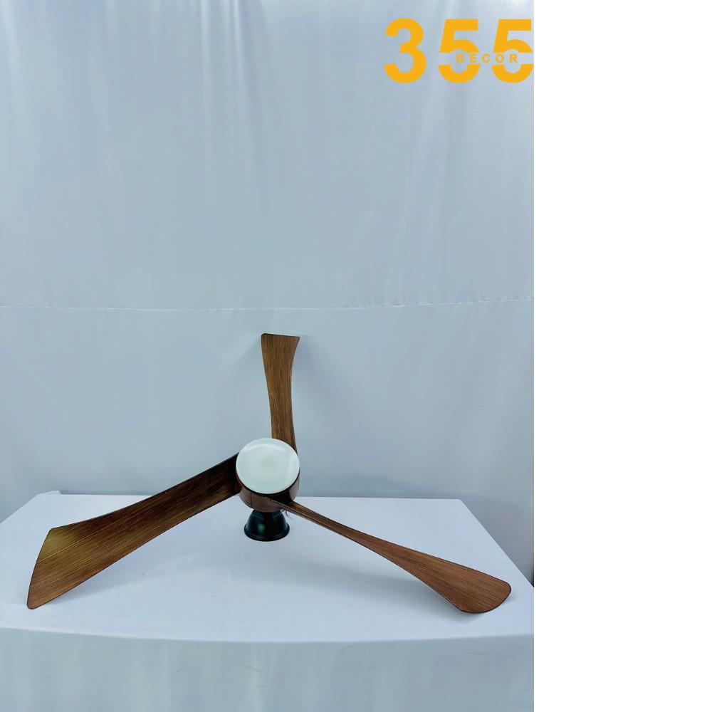 Quạt trần đèn 3 cánh 355 Decor QT53 Ø132cm