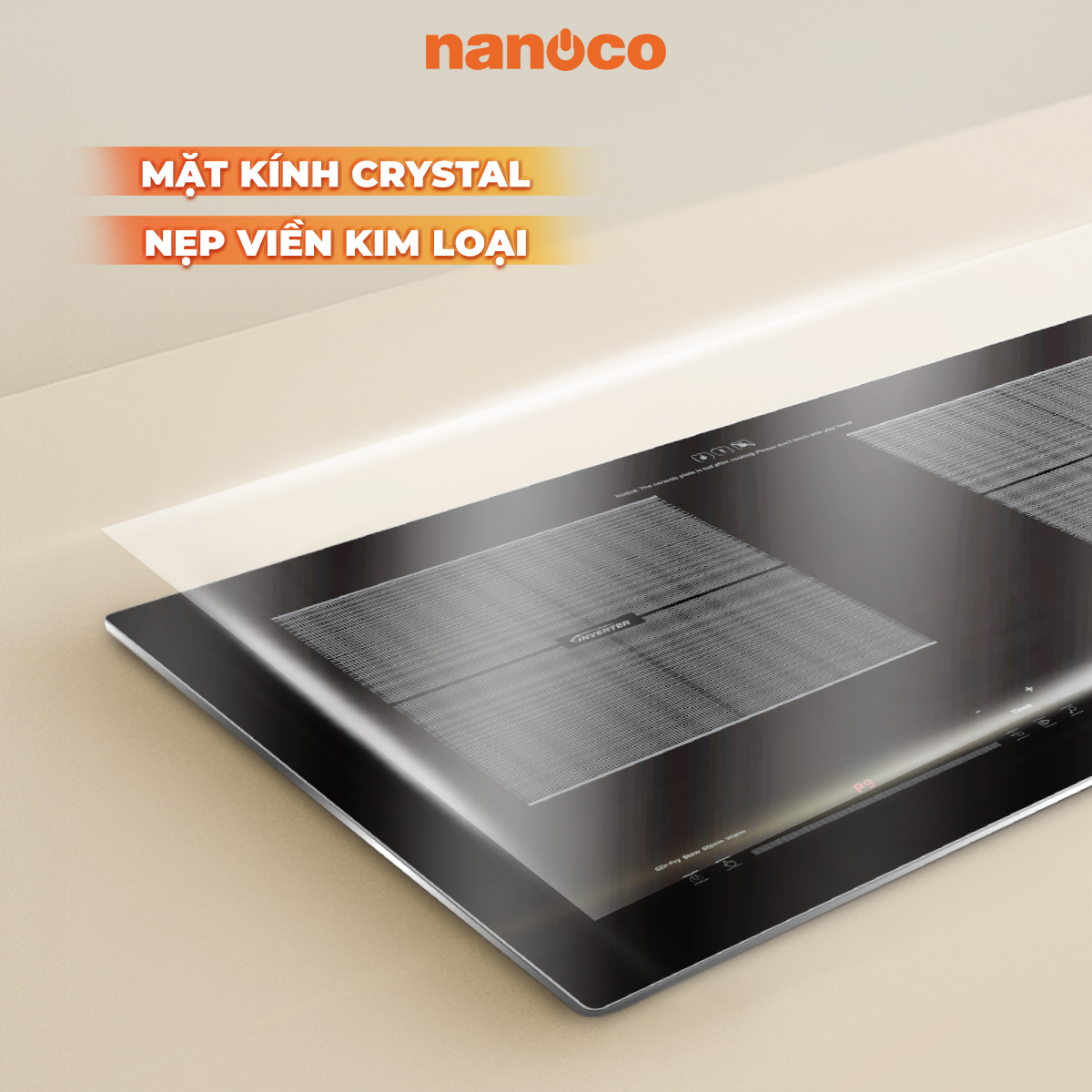 Bếp điện từ đôi Nanoco NICL482