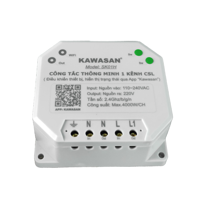 Công tắc điều khiển từ xa công suất cao Kawasan SK01H 4000W