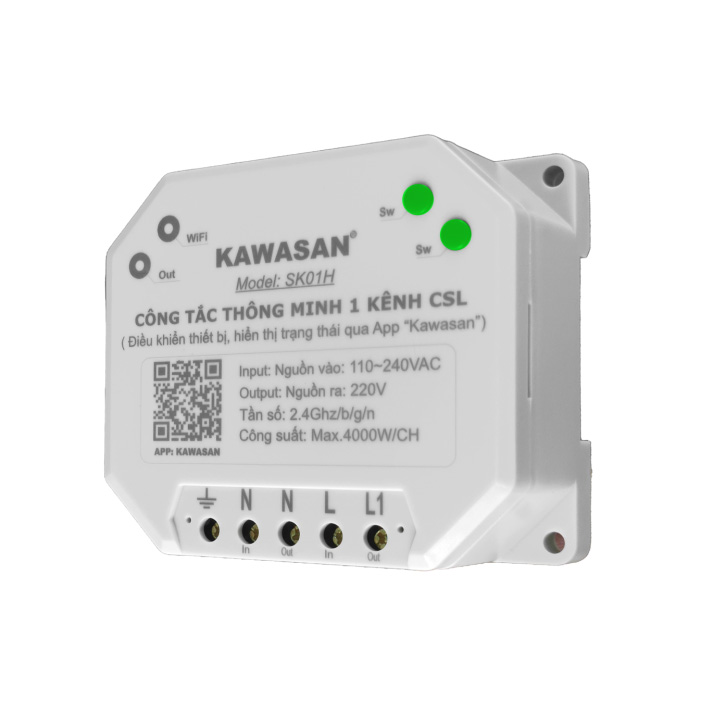 Công tắc điều khiển từ xa công suất cao Kawasan SK01H 4000W
