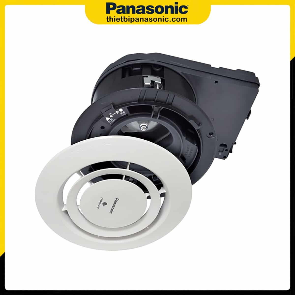 Quạt hút Panasonic phát lon - khử mùi nhanh FV-15CSD1