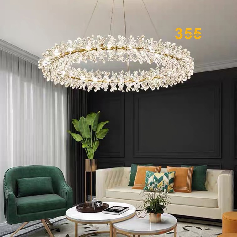 Đèn thả pha lê 355 decor TPL10T600
