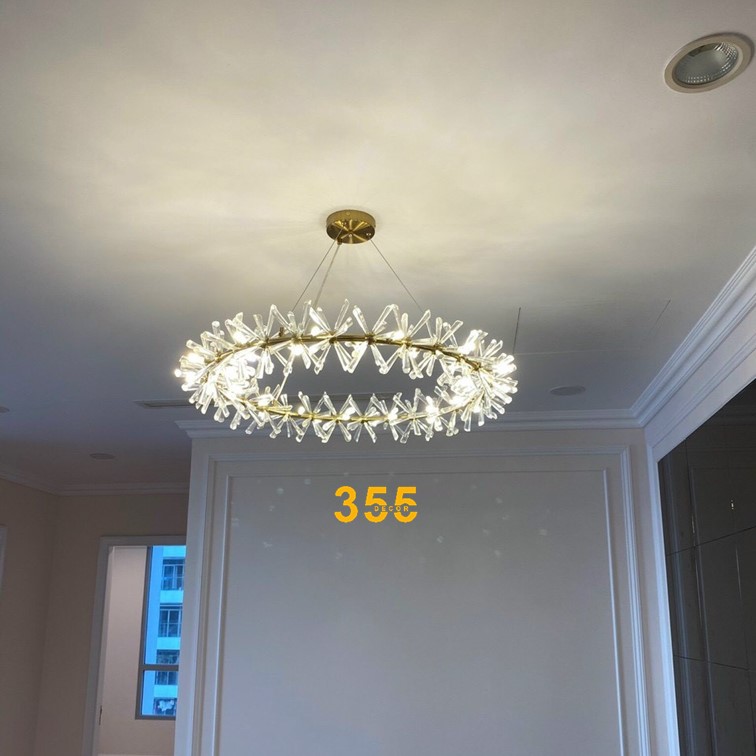 Đèn thả pha lê 355 decor TPL10T600