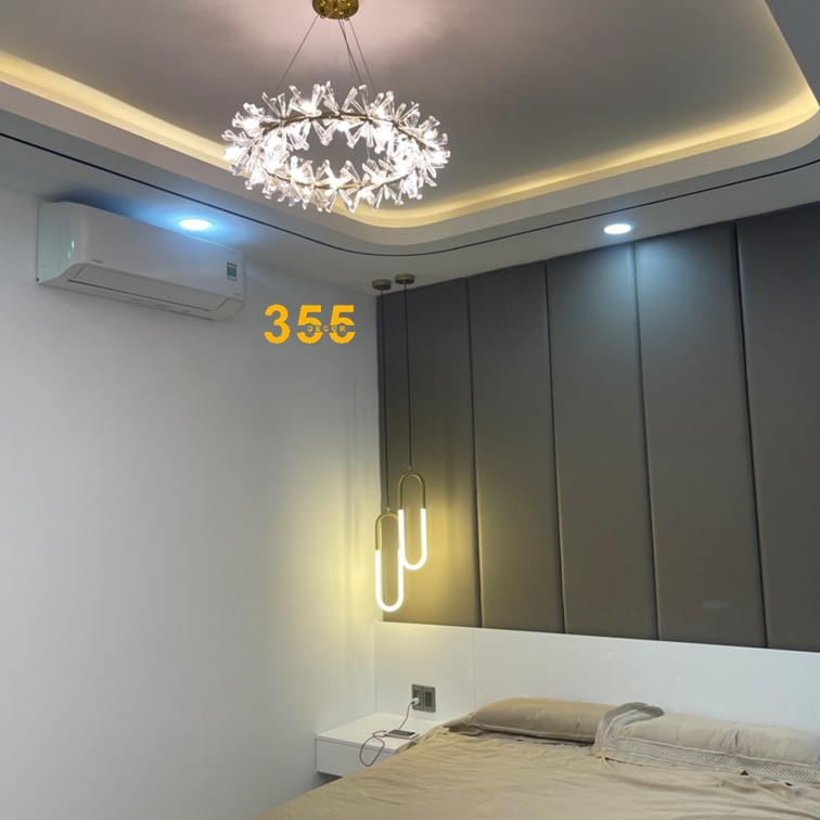 Đèn thả pha lê 355 decor TPL10T600