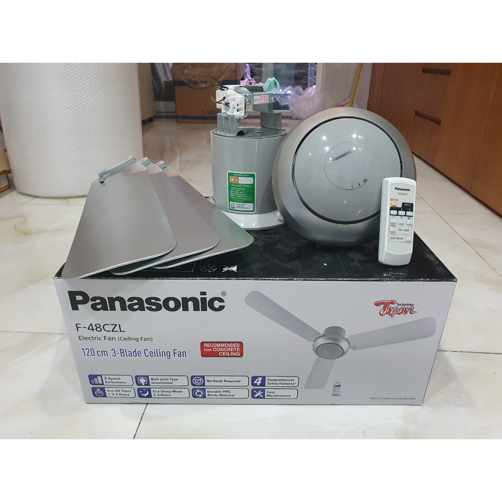 Quạt trần Panasonic 3 cánh F-48CZL Ø120 cm
