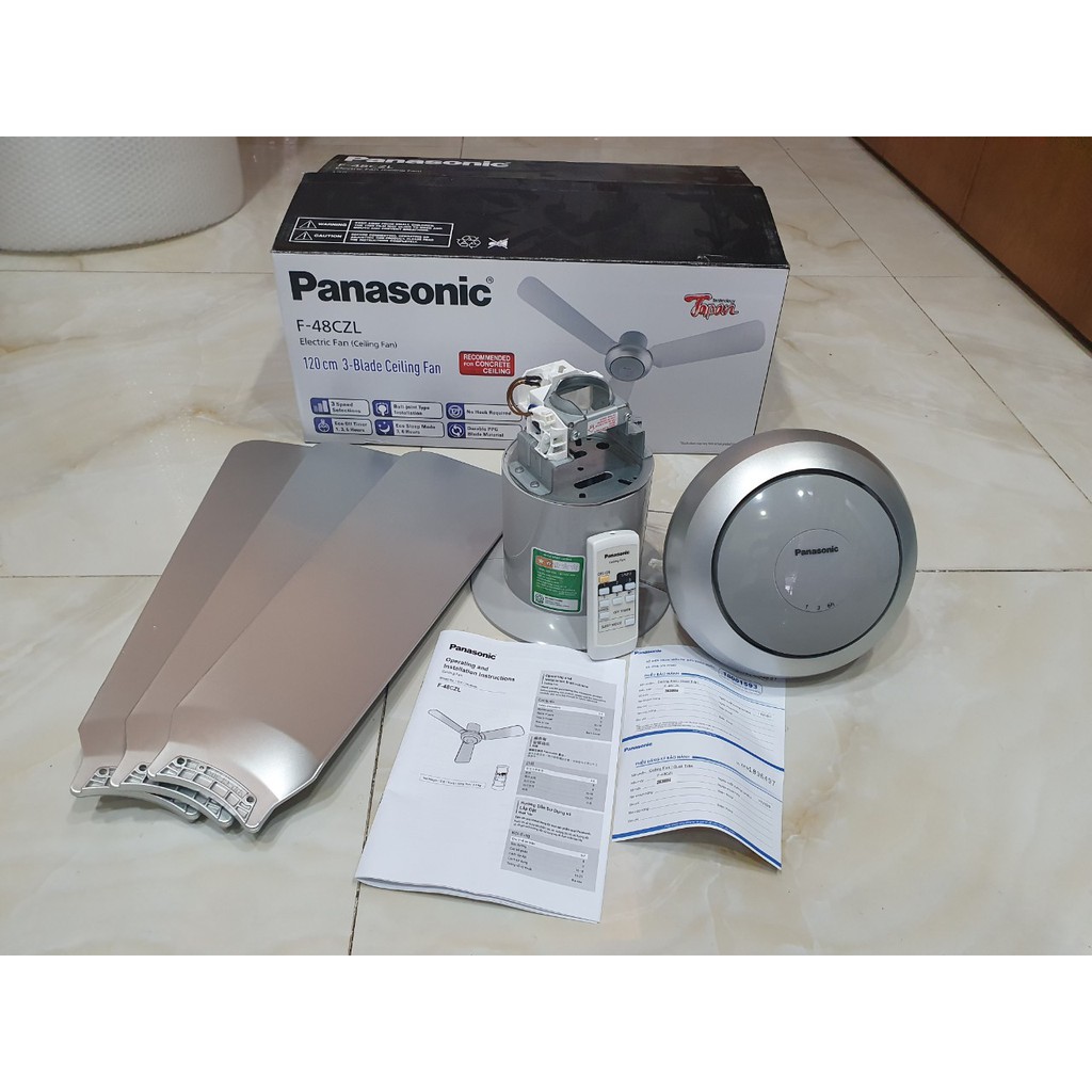 Quạt trần Panasonic 3 cánh F-48CZL Ø120 cm