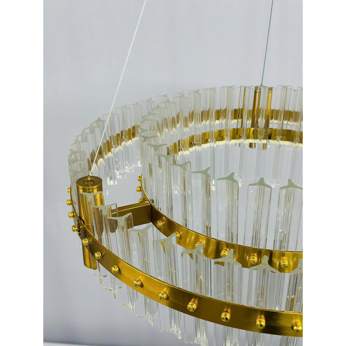 Đèn thả pha lê 355 Decor TPL8609T2 Ø600*H200