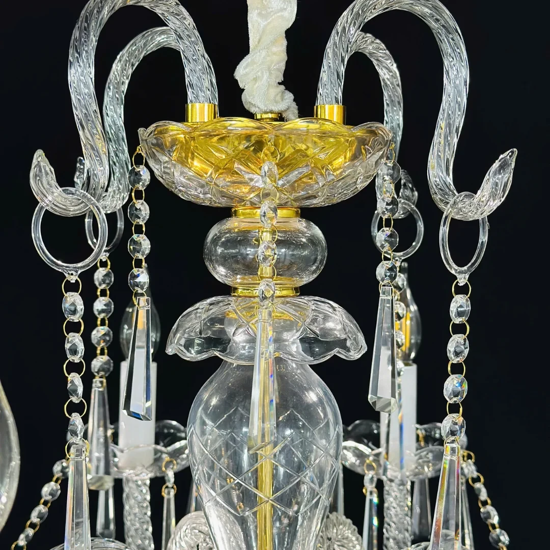 Đèn Chùm Nến Ø900*H800, E14*(10+5)