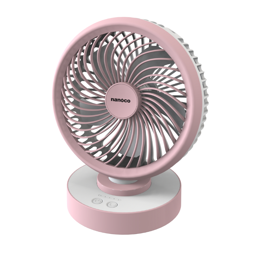 Quạt sạc điện có chức năng xoay Nanoco