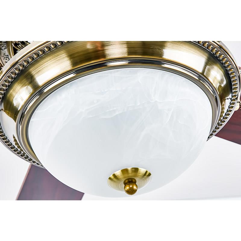 Quạt Trần Led 22W cánh sắt màu đồng