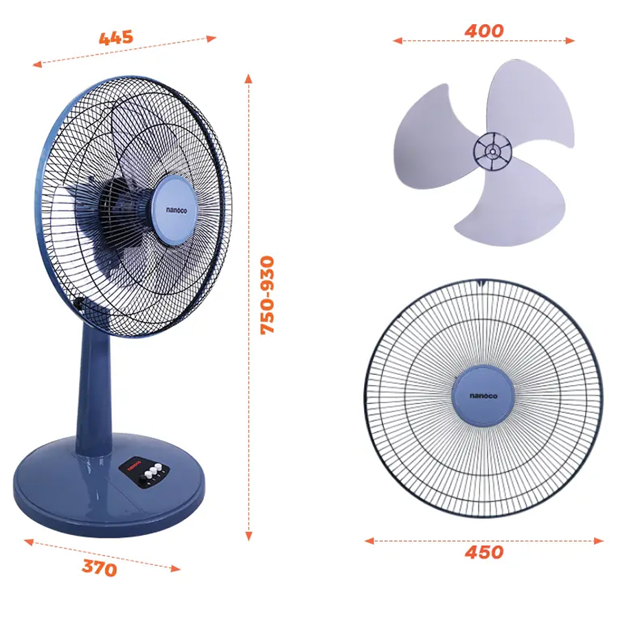 Quạt lửng cơ NLF1623