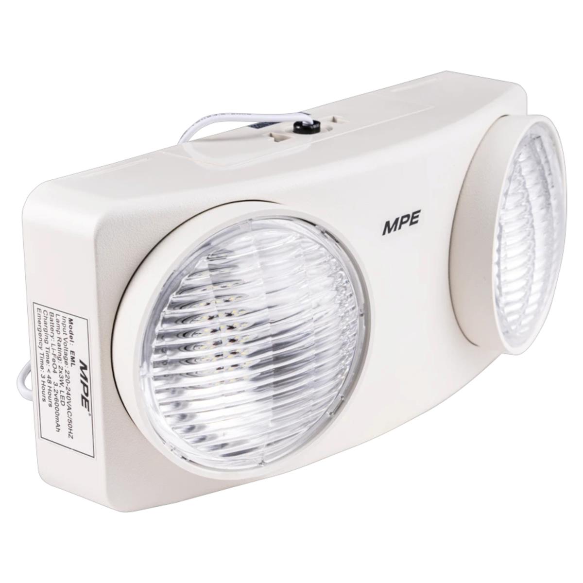 Đèn chiếu sáng khẩn cấp 6W MPE EML