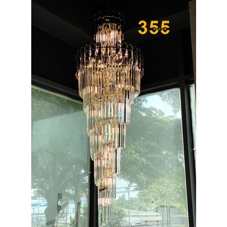 Đèn thả pha lê E14*39 - Ø800*H3000