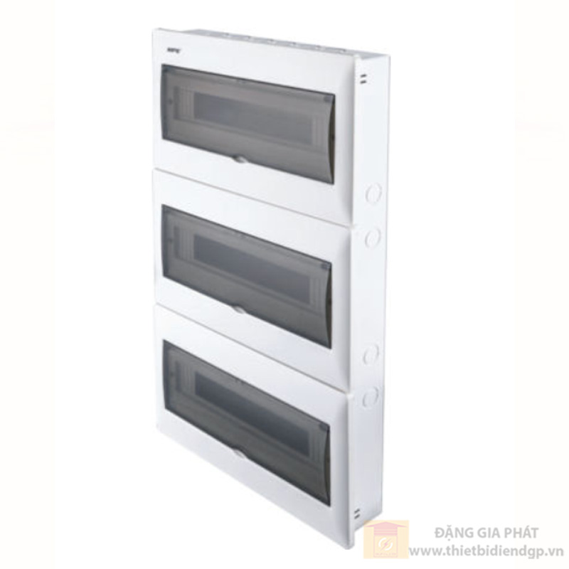 Tủ điện 2-60 Module MPE dòng TS đế sắt âm tường