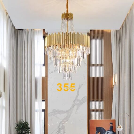 Đèn thả pha lê 355 Decor Ø1000*H1800 - E14*39