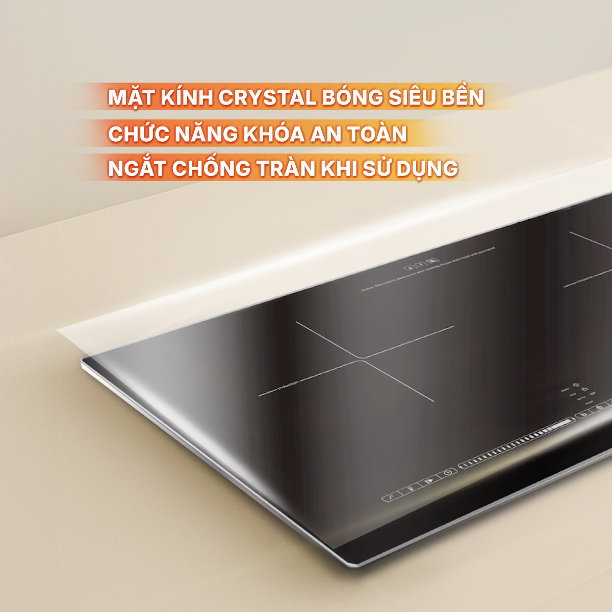 Bếp điện từ đôi Nanoco NICL483