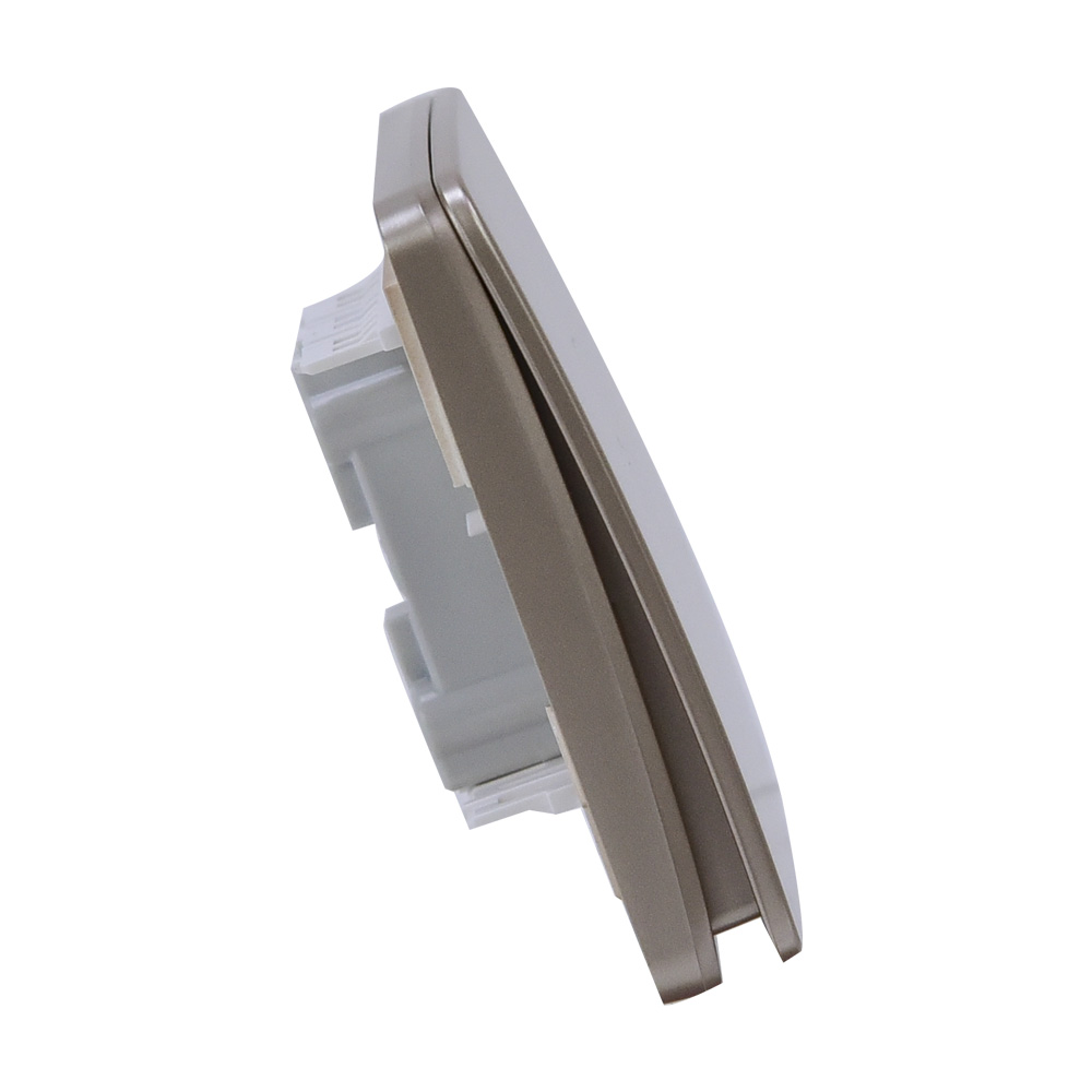 Bộ 1 công tắc E Panasonic WMT594MYZ-VN đảo chiều, cắm nhanh, 16A, màu vàng ánh kim