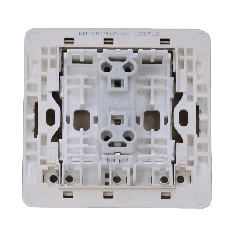 Bộ 1 công tắc E Panasonic WMT594MYZ-VN đảo chiều, cắm nhanh, 16A, màu vàng ánh kim