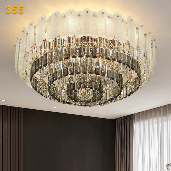 Đèn ốp trần pha lê 355 Decor OTPL8717