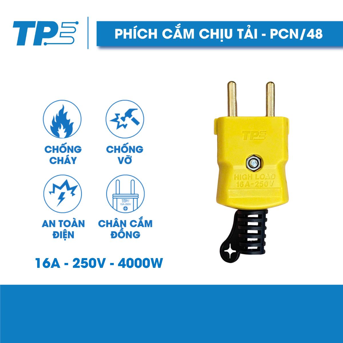 Phích cắm điện chịu tải 4000W PCN/48