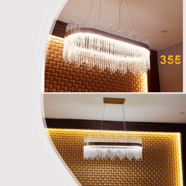 Đèn thả pha lê TPL01N800