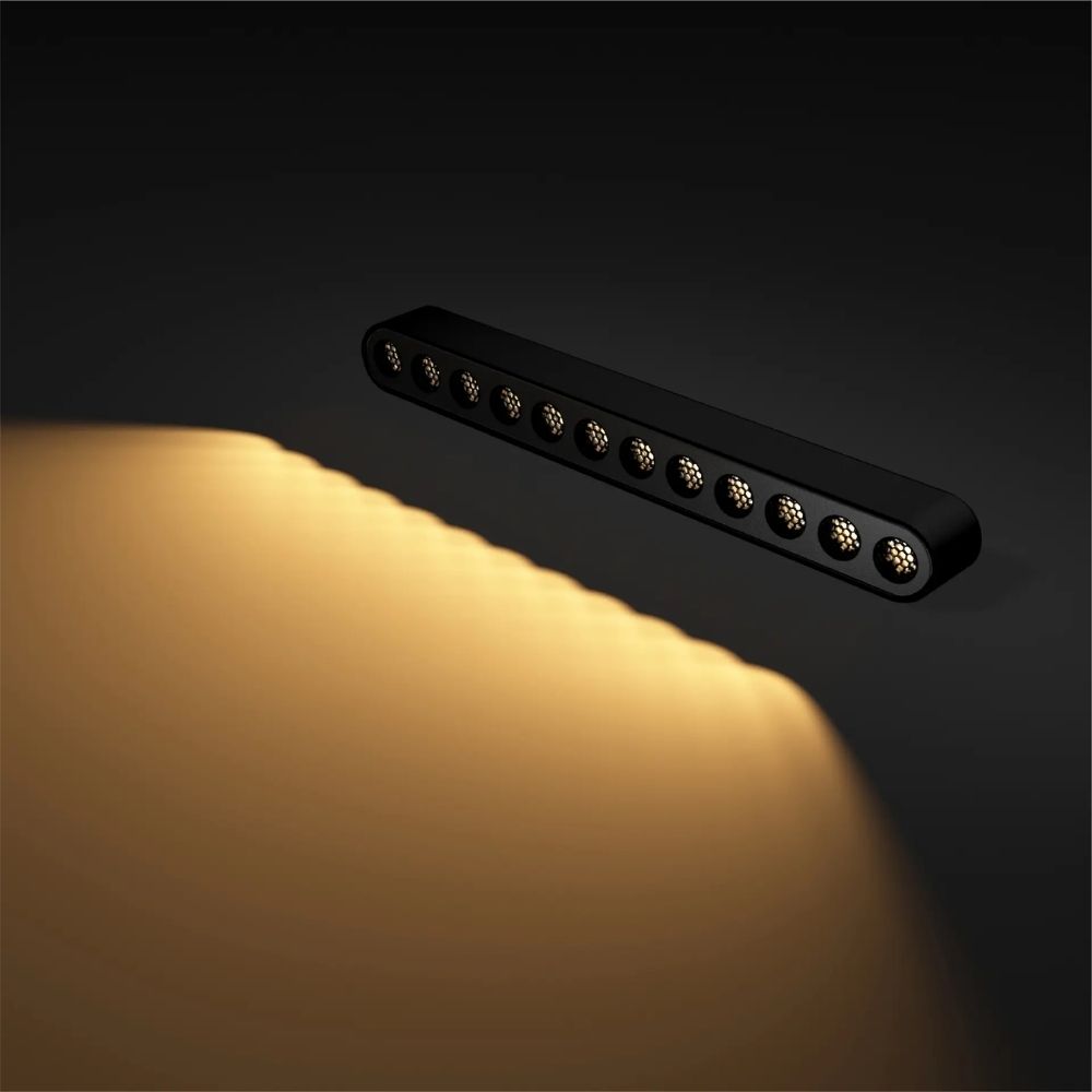 Đèn Led thanh ray nam châm Nanoco 12W mặt lưới