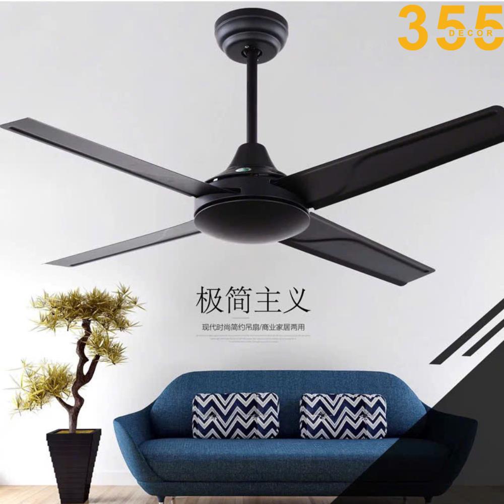 Quạt trần 4 cánh 355 Decor QT54D Ø132cm