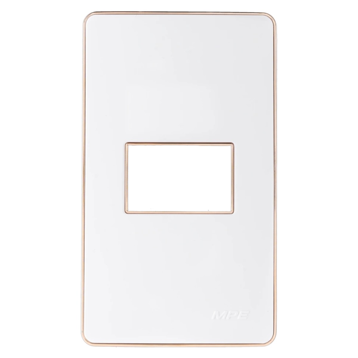 Mặt dùng cho 1 thiết bị MPE viền vàng