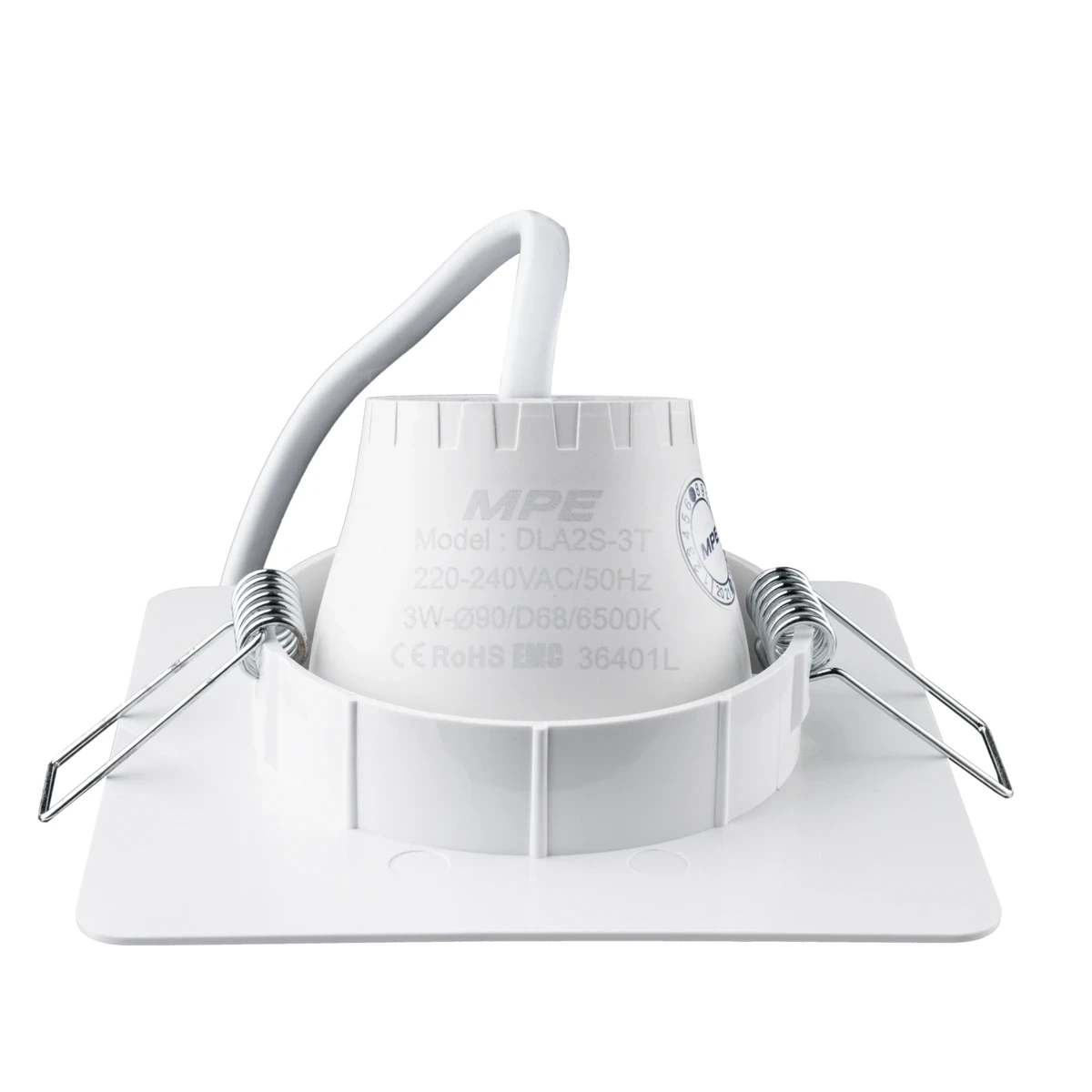 Đèn Led downlight điều chỉnh hướng chiếu sáng mặt vuông