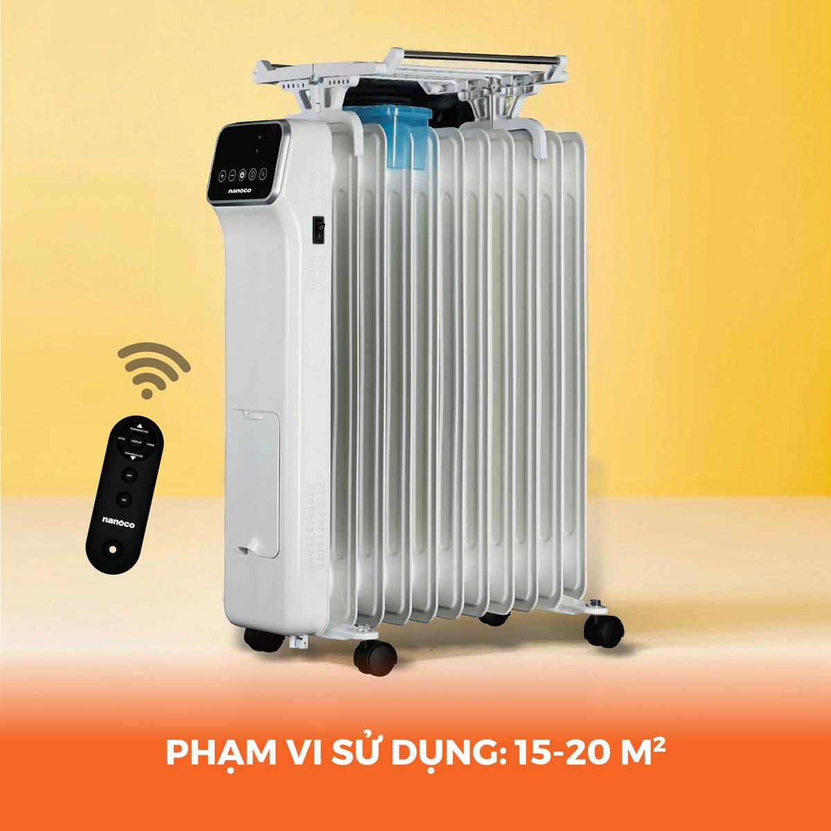Máy Sưởi Dầu Nanoco NOH2614RC
