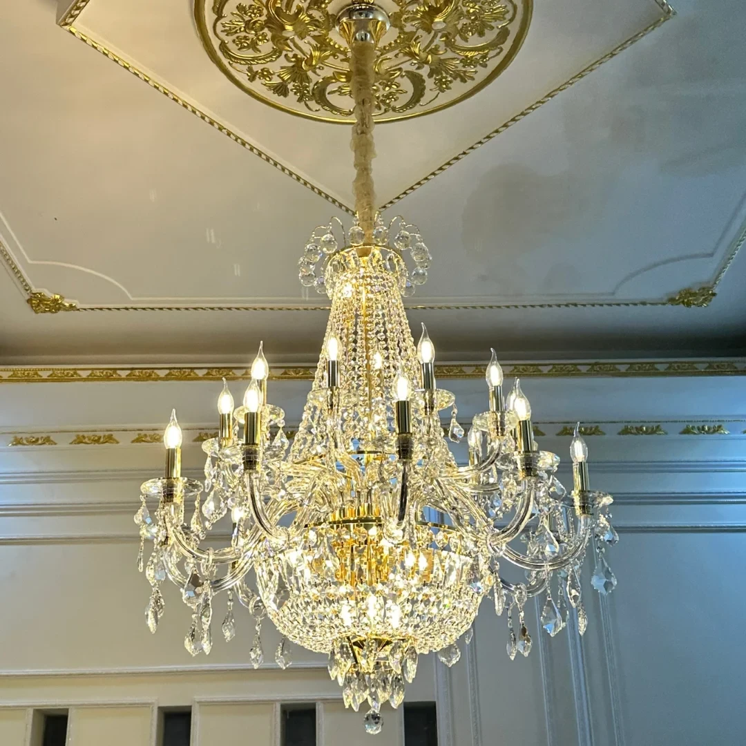 Đèn chùm Pha Lê K9 355 DECOR DC8860