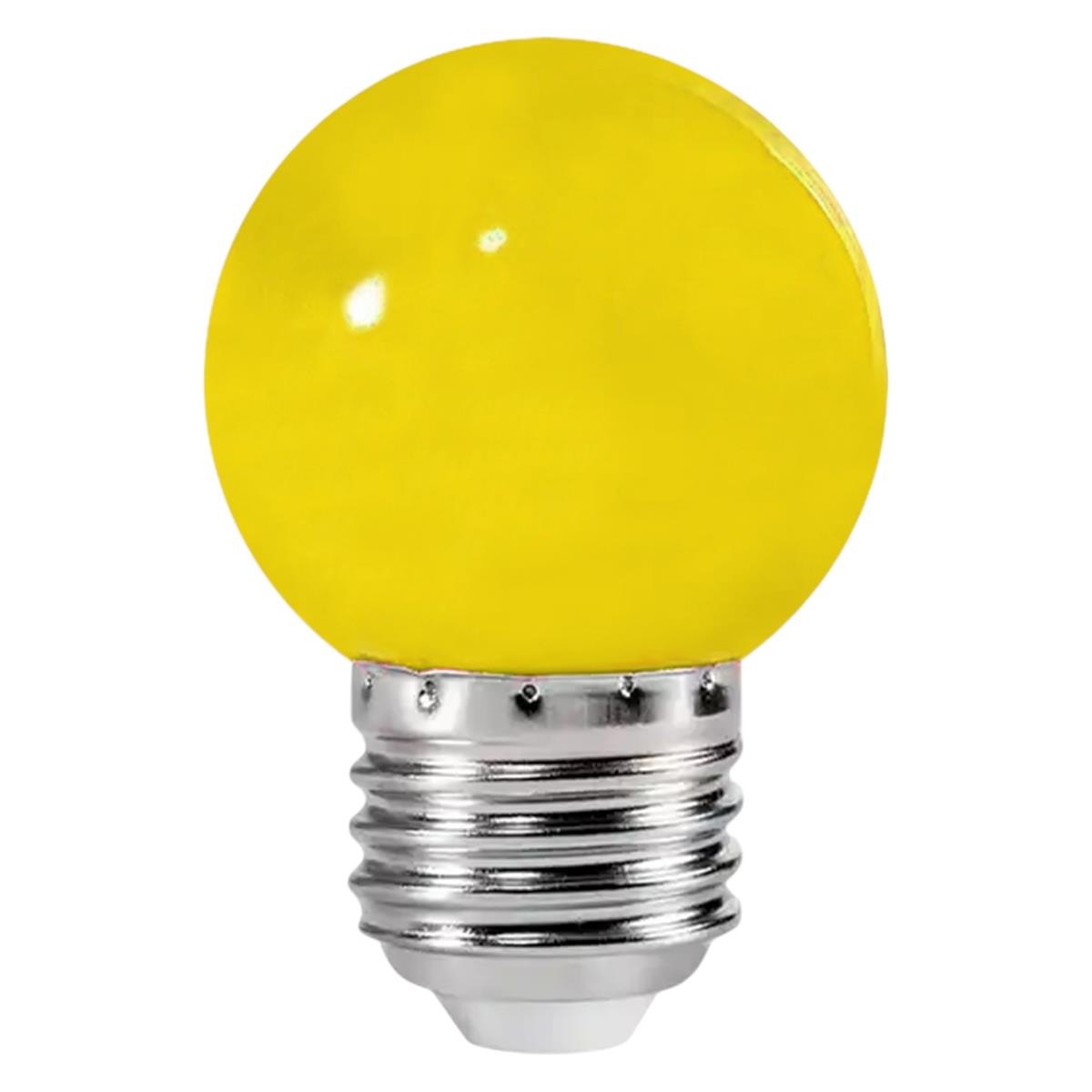 Bóng đèn Led bulb chanh tròn 1.2W nhiều màu