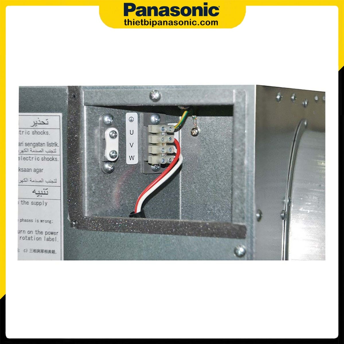 Quạt hút Cabinet Panasonic độ ồn thấp 3P - 1 cấp độ