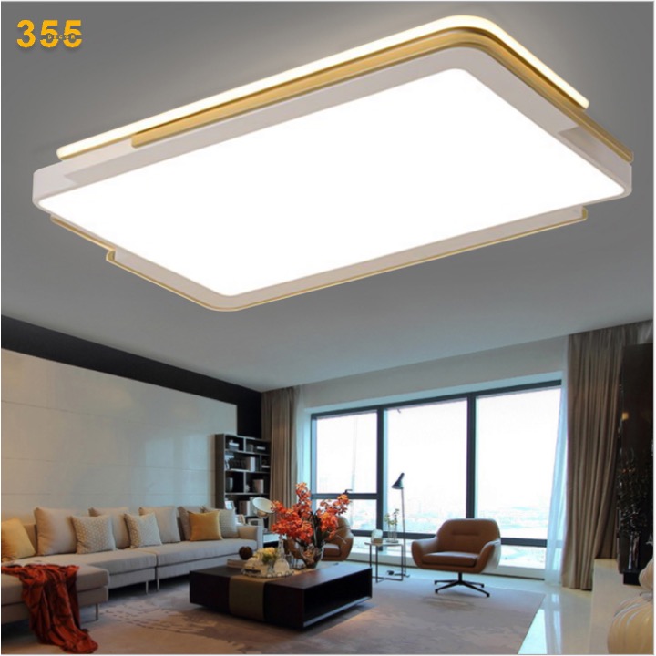 Đèn ốp trần mica 355 DECOR OT75CN Trắng