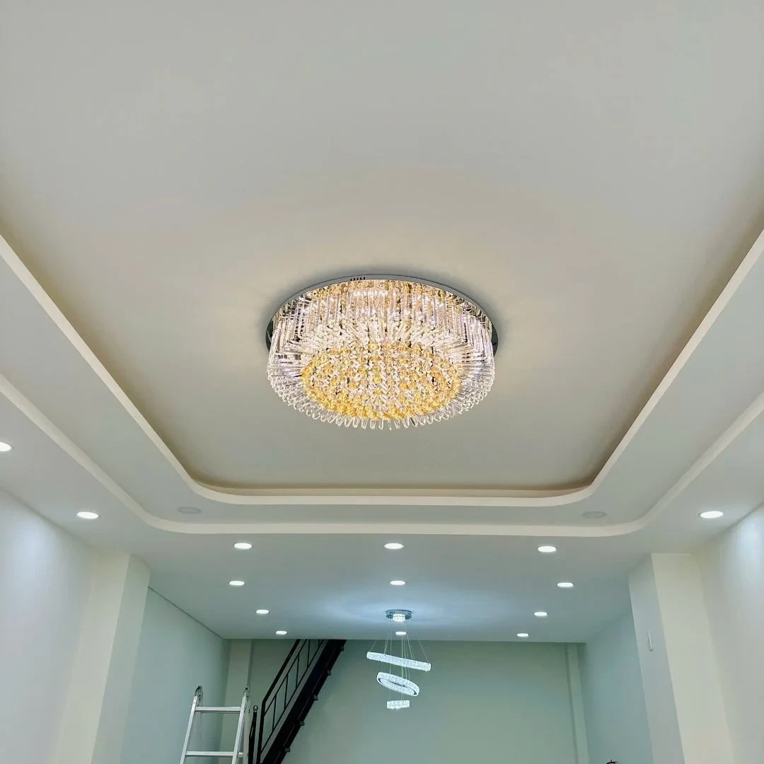 Đèn ốp trần pha lê 355 Decor OTPL3514 LED 3 CĐ