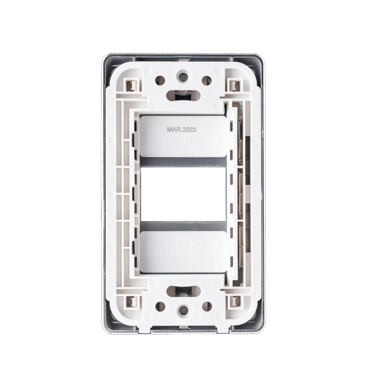 Mặt MPE dùng cho 1 thiết bị A601S viền bạc