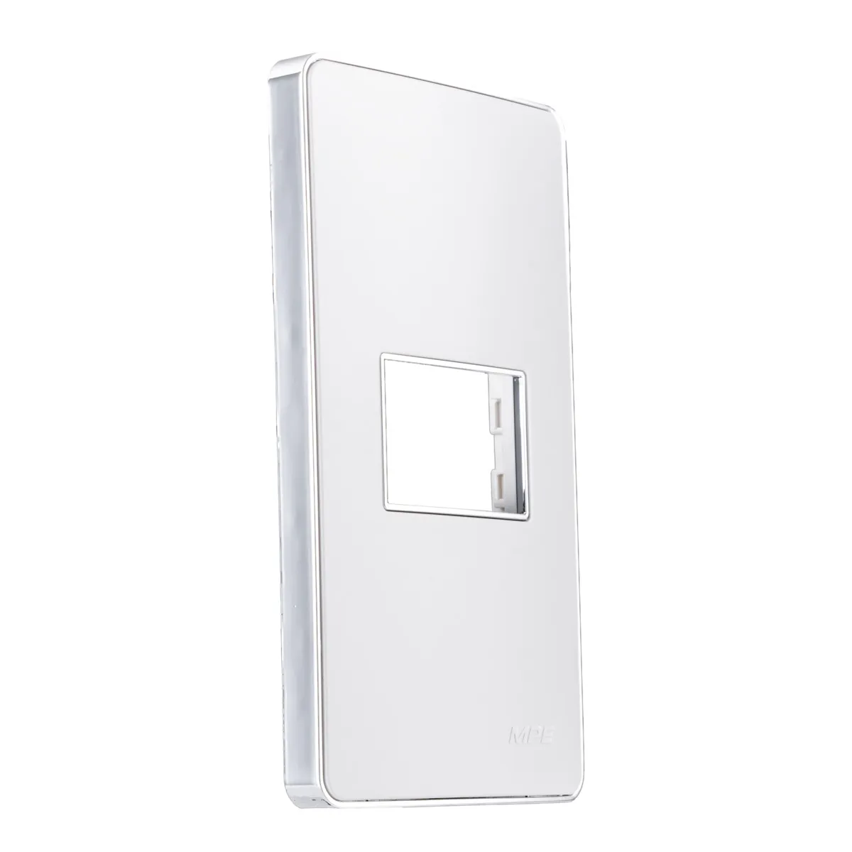 Mặt MPE dùng cho 1 thiết bị A601S viền bạc
