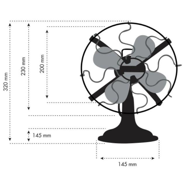 Quạt bàn kiểu cổ Sinwa 30W